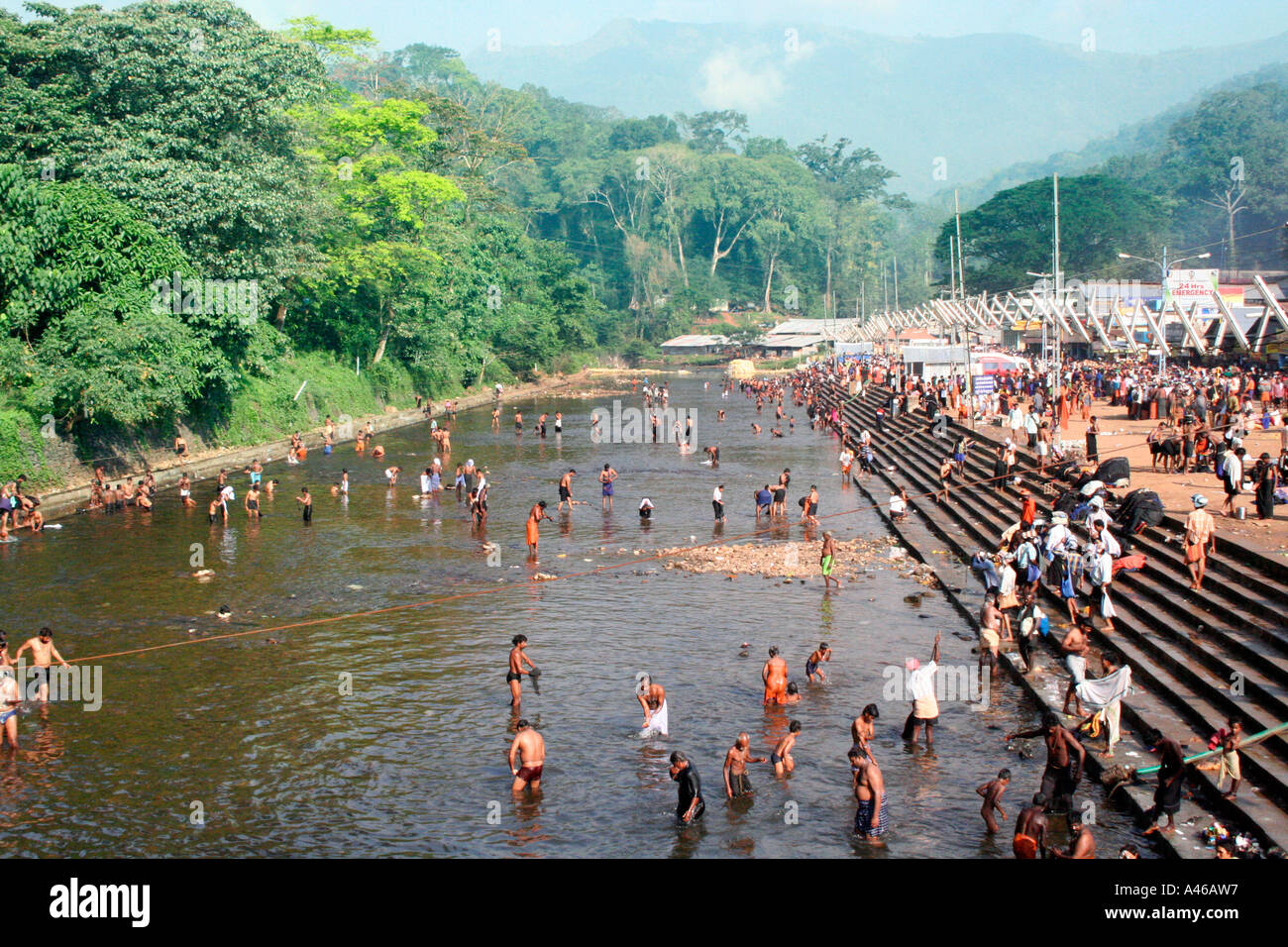 Pamba River Holy Dip
